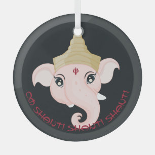 Create Your Own Colourful Ganesh Glass Tree Decoration