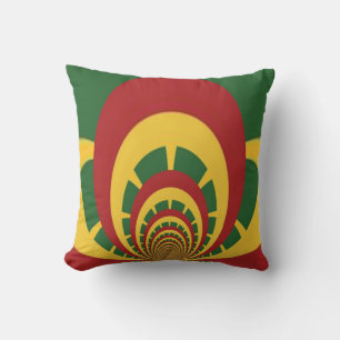 Create Your Own Colourful Rasta Colours Home Décor Cushion