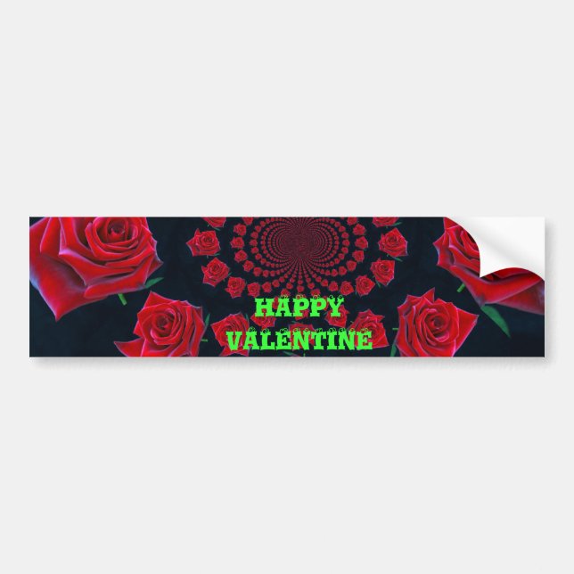 Create Your Own Colourful Water colours art design Bumper Sticker (Front)