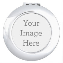 Create Your Own Compact Mirror - Round