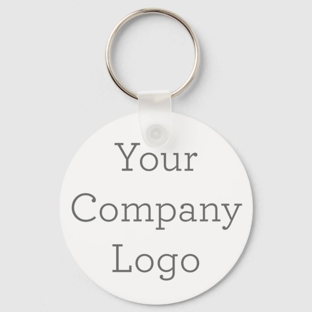 Metal Circle Keychain, 5.08 cm (Front)