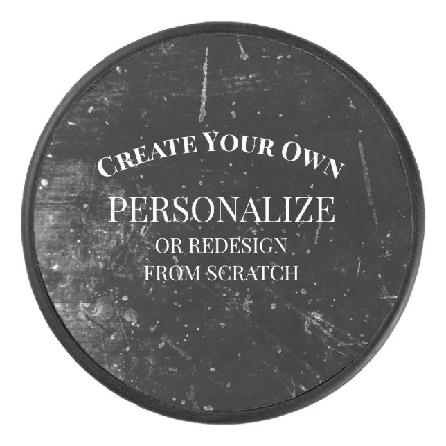 Create Your Own Completely Customised Hockey Puck (Front)
