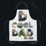 Create your own cool dad 7 letter photo for him apron<br><div class="desc">Create your own cool dad 7 letter photo for him. Personalise with photos and year/custom text.
Cool dad,  photo collage,  father,  daddy,  we love you,  best dad ever,  husband,  modern,  parents,  funny,  family,  create your own</div>