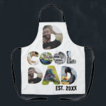Create your own cool dad 7 letter photo for him apron<br><div class="desc">Create your own cool dad 7 letter photo for him. Personalise with photos and year/custom text.
Cool dad,  photo collage,  father,  daddy,  we love you,  best dad ever,  husband,  modern,  parents,  funny,  family,  create your own</div>