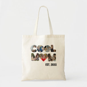 Create your own Cool mum 7 letter photo for her Tote Bag