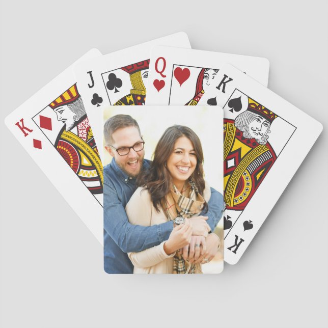 Create Your Own Couple Keepsake Playing Cards (Back)