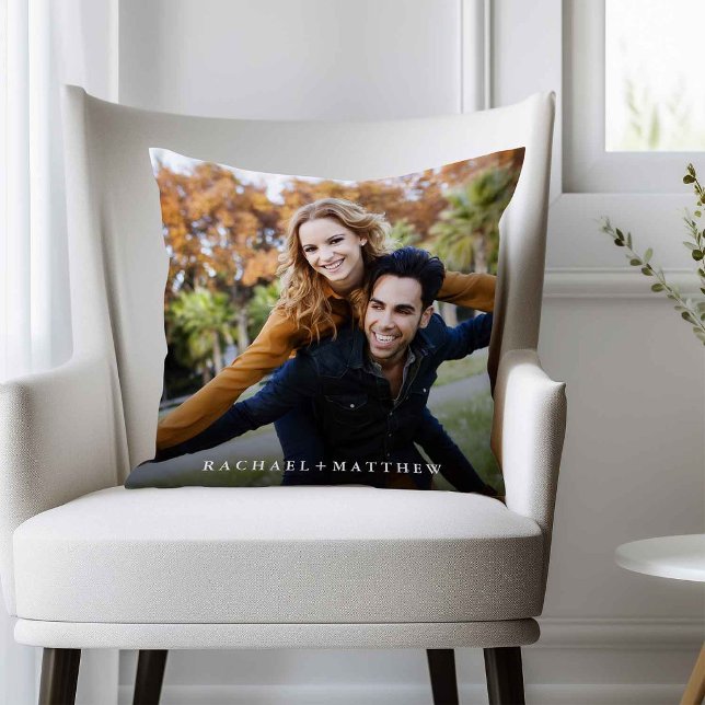 Create Your Own Couple Photo | Add Names Cushion (Creator Uploaded)