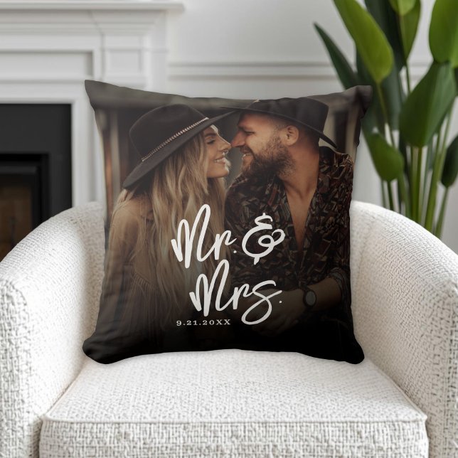 Create Your Own Couple Photo Cushion (Create Your Own Couple Photo Throw Pillow )