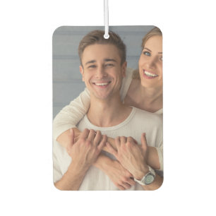 Create Your Own Couples Photo Custom Picture Car Air Freshener