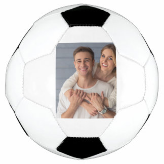 Create Your Own Couples Photo Custom Picture Soccer Ball