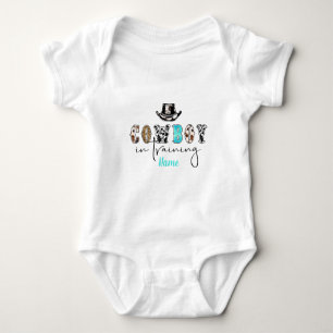 Create Your Own Cowboy in Training Baby Bodysuit
