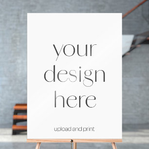 Create Your Own Custom 18x24" Acrylic Sign