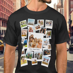 Create Your Own Custom 21 Photo Collage T-Shirt