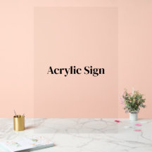 Create Your Own Custom 24" x 36" Acrylic Sign