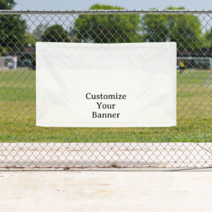 Create your own custom 3' x 5' Outdoor Banner