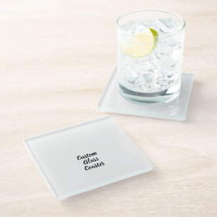 Create your own custom 4.2" x 4.2" Glass Coaster