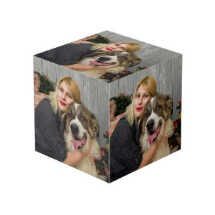Create Your Own Custom 4 Photo Collage Cube
