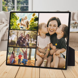 Create Your Own Custom 4 Photo Collage Plaque