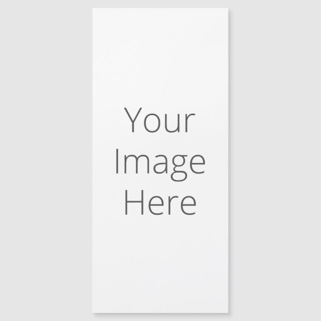 Create Your Own Custom 4"x9" Thin Magnetic Card (Front)