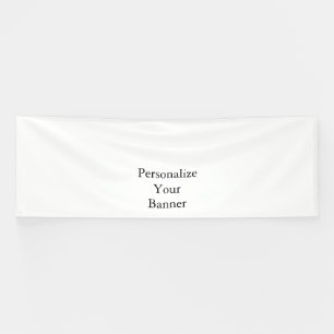 Create your own custom 4' x 12' Indoor Banner