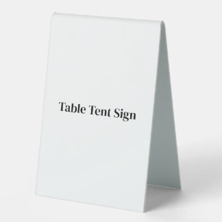 Create Your Own Custom 4" x 6" Table Tent Sign