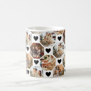 Create your own Custom 6 Family Photo Collage Coffee Mug