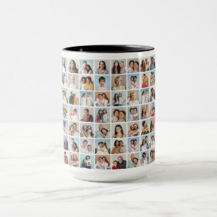 Create Your Own Custom 70 Photo Collage Mug
