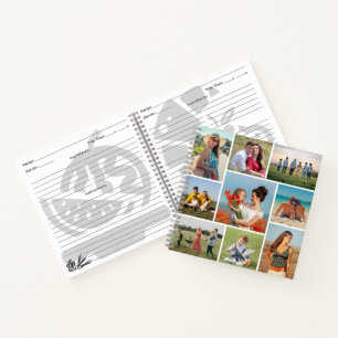 Create Your Own Custom 9 Photo Collage Recipe Notebook