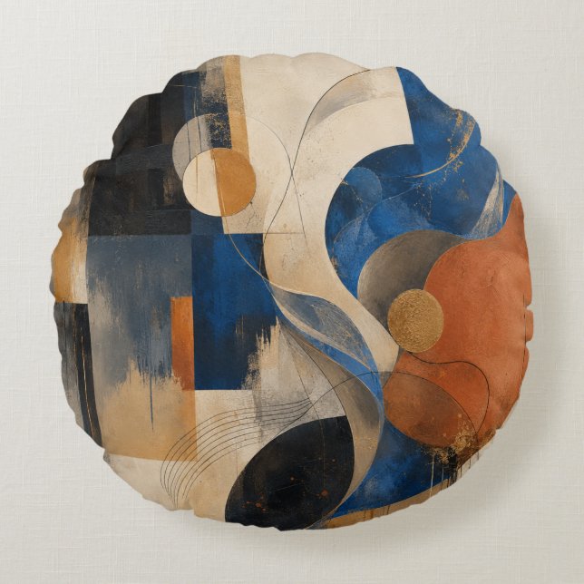 Create your own custom art round cushion (Front)