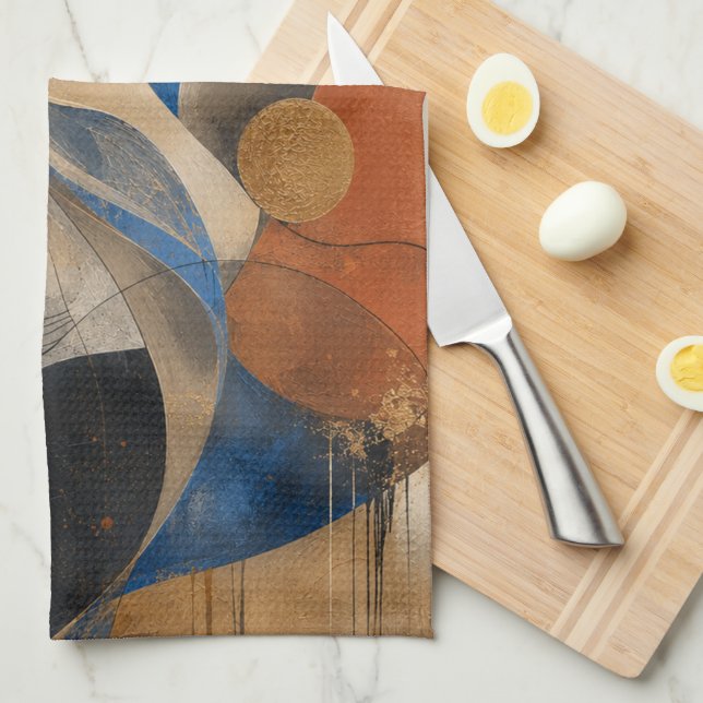 Create your own custom art tea towel (Quarter Fold)