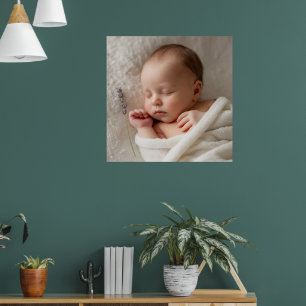 Create your own custom baby poster