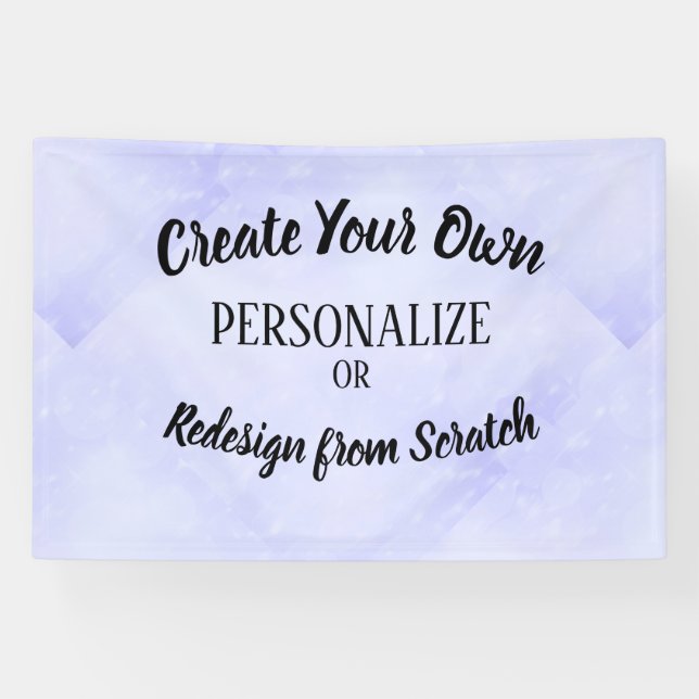 Create Your Own Custom Banner (Horizontal)