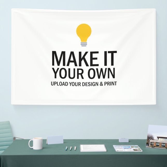Create Your Own Custom Banner | Personalised Logo (Tradeshow)
