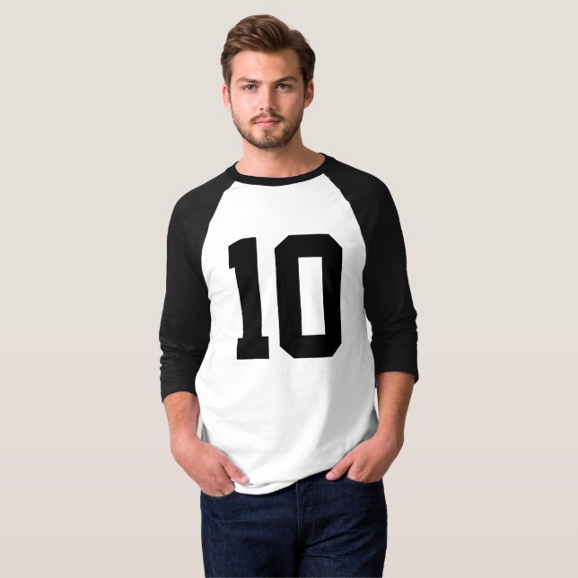 Create Your Own  Custom Baseball T-Shirt (Front Full)