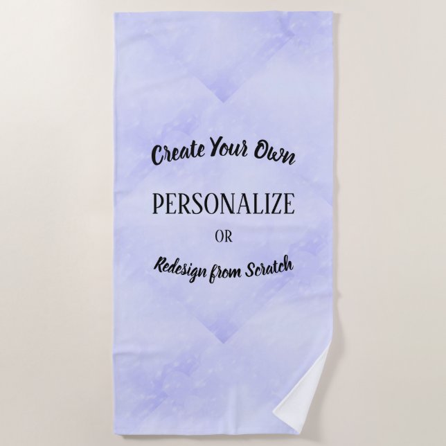 Create Your Own Custom Beach Towel (Front)