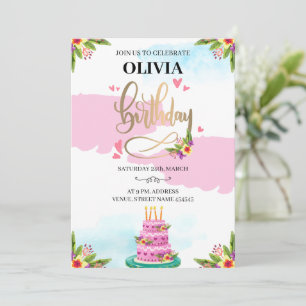 Create your own custom birthday invitation