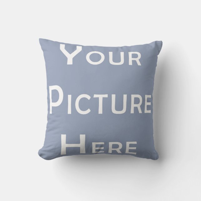 Create Your Own Custom Blank Template Photo Design Cushion (Front)