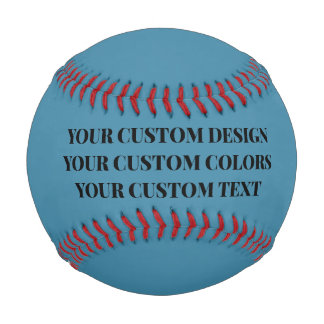 Create Your Own Custom Blue Baseball