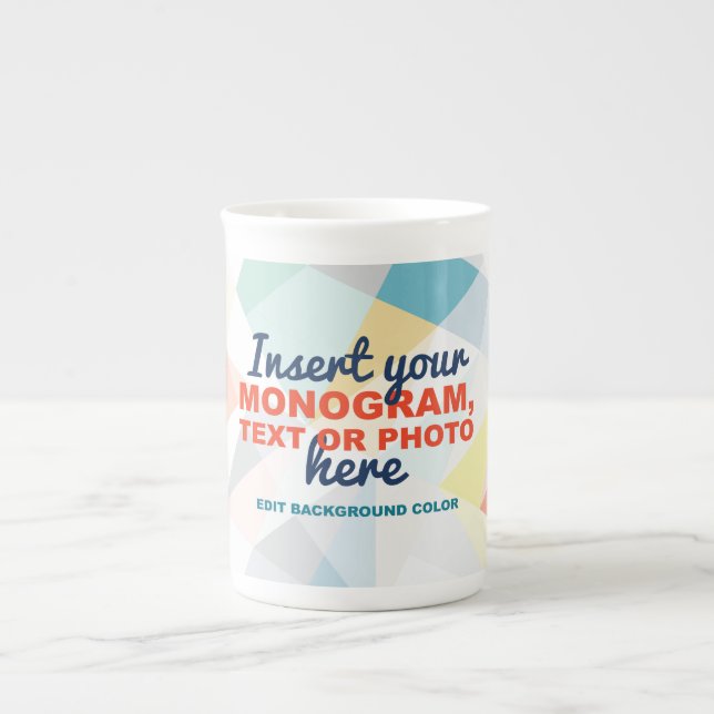 Create Your Own Custom Bone China Mug (Front)