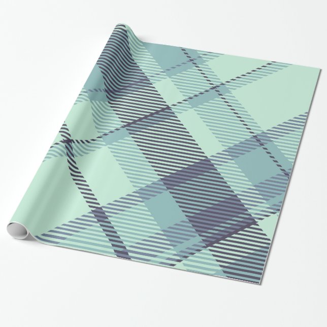 Create Your Own Custom Branded Herringbone Wrapping Paper (Unrolled)