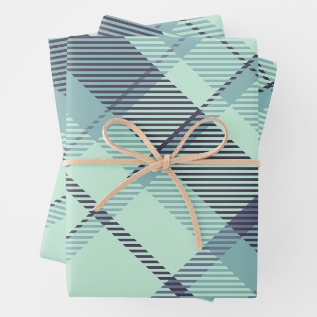 Create Your Own Custom Branded Herringbone Wrapping Paper Sheet (In situ)