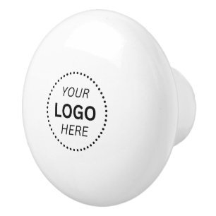 Create Your Own Custom Business Logo Design Ceramic Knob