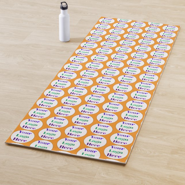 Create Your Own Custom Business Logo Pattern  Yoga Mat (In Situ)