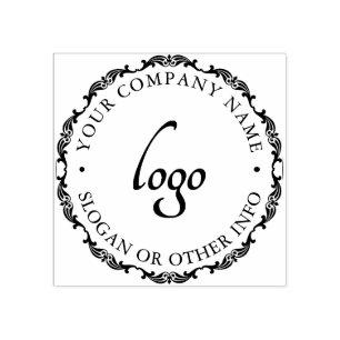 Create Your Own Custom Business Logo Rubber Stamp