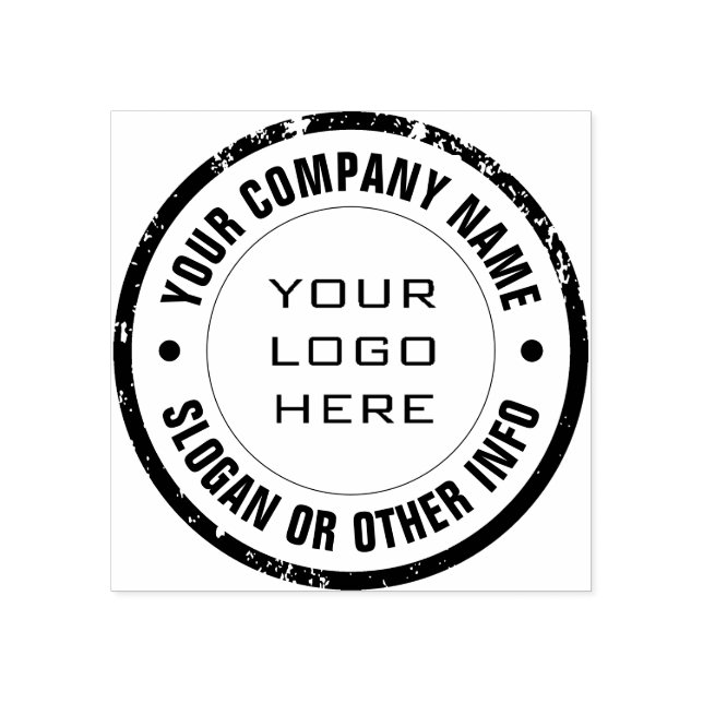 Create Your Own Custom Business Logo Rubber Stamp (Imprint)