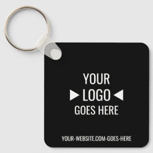 Create Your Own Custom Business Logo Template Key Ring