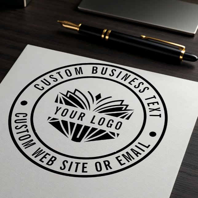 Create Your Own Custom Business Name Logo LARGE Rubber Stamp (Creator Uploaded)