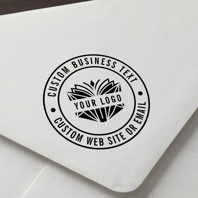 Create Your Own Custom Business Name Logo Website Rubber Stamp (Creator Uploaded)