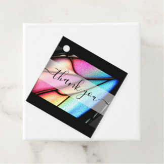 Create Your Own Custom Butterfly Wing Thank You Favour Tags