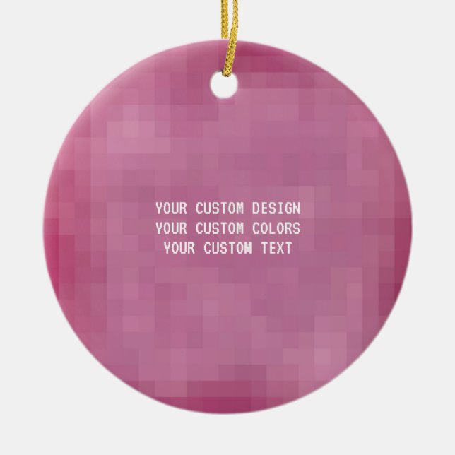 Create Your Own Custom Ceramic Ornament (Front)